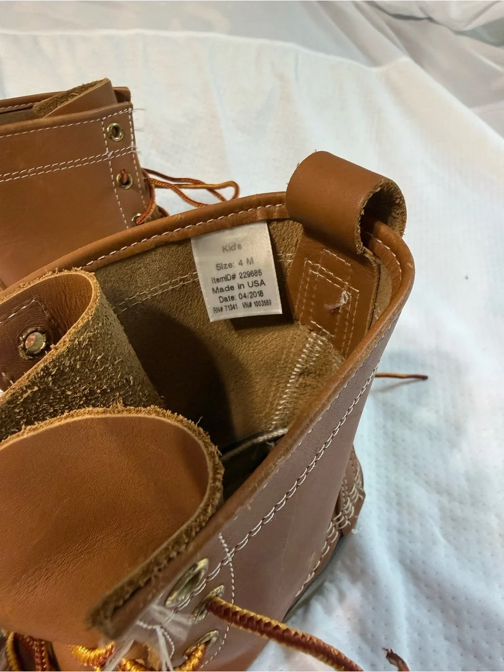 Brown and Black Bean Boots - Lace Up Waterproof Style kids 4